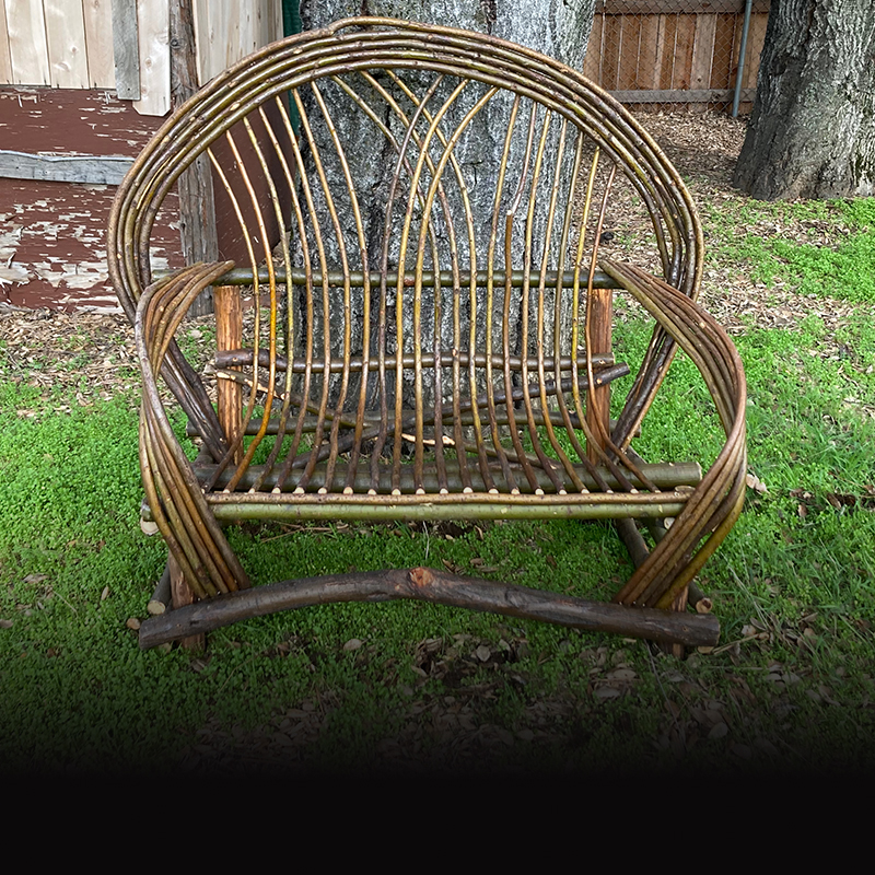 Loveseat with Bark